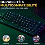 Clavier Gamer Triple Mode - The G-Lab - KEYZ TITAN - Mécanique (Switch Rouge) - Sans Fil - RGB