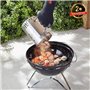 Cheminée d'allumage - WEBER - Petit Modele Smokey Joe - Acier inoxydable - Gris - Rapidité d'allumage