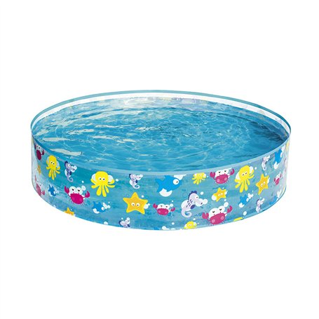 Bestway Piscine Enfant Rigide PVC Mer 122x25 cm +2 Ans Jardin 55028