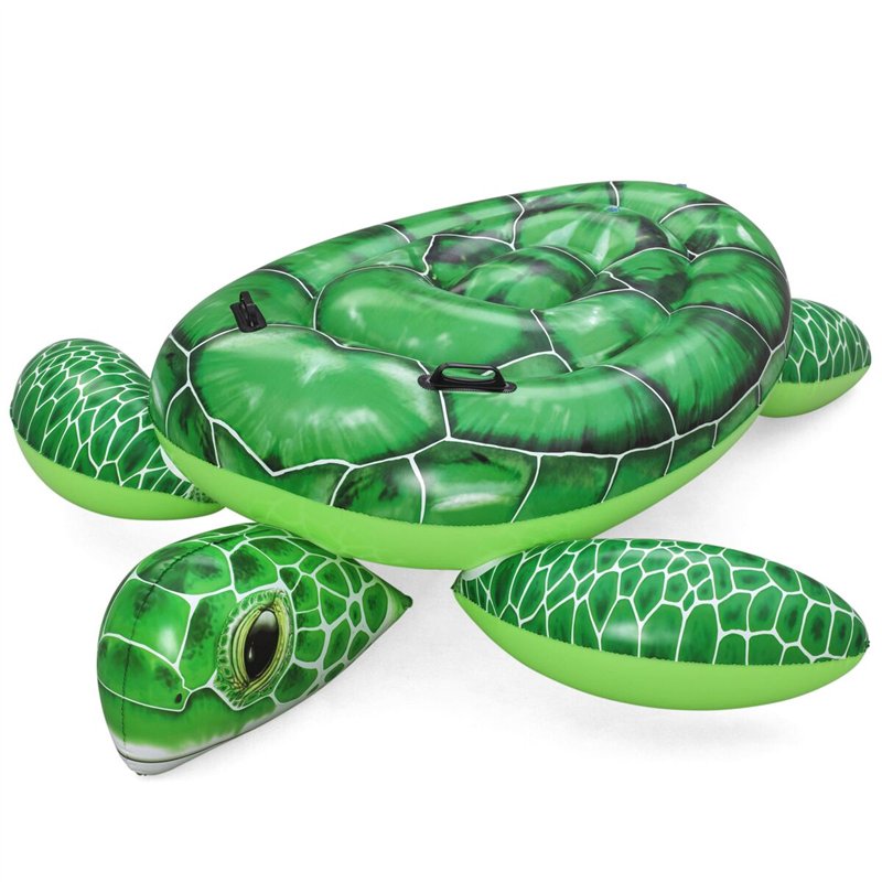 Bestway Tortue Gonflable avec Poignées 150x145 cm +3 Ans Plage et Piscine 41524