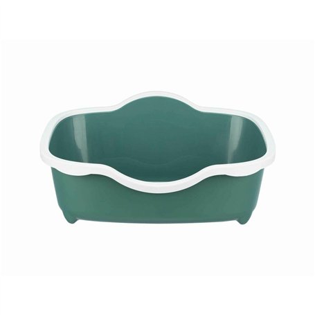 Bac à litière pour chats Trixie Davio Blanc Vert Plastique 56 x 26 x 39 cm