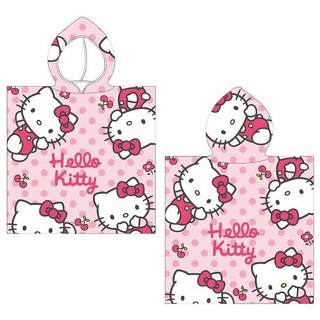 Serviette de plage Hello Kitty Rose clair 50 x 115 cm