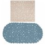 Tapis de bain DKD Home Decor PVC 2 Pièces