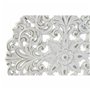Décoration murale DKD Home Decor Blanc Mandala Indien Finition vieillie 30 x 2 x 30 cm (2 Unités)