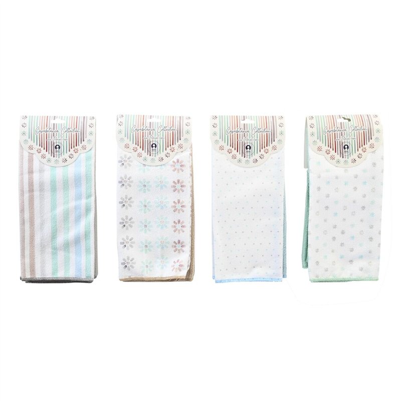 Ensemble de Chiffons DKD Home Decor 4 Pièces