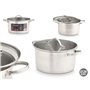 Casserole avec Couvercle Kinvara 17712/DO3 Argenté 31,7 x 16,5 x 24 cm