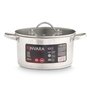 Casserole avec Couvercle Kinvara 17712/DO3 Argenté 31,7 x 16,5 x 24 cm