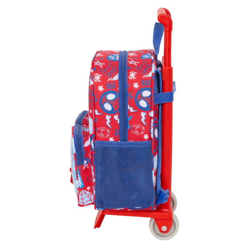 Image secondaire de Cartable à roulettes Spider-Man Rescue Bleu Rouge 22 x 27 x 10 cm