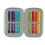 Trousse Scolaire avec Accessoires Disney Bleu 12,5 x 19,5 x 5,5 cm 37 Pièces