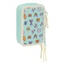 Trousse Scolaire avec Accessoires Disney Bleu 12,5 x 19,5 x 5,5 cm 37 Pièces
