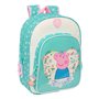 Cartable Peppa Pig Pretty flowers Jaune Menthe 26 x 34 x 11 cm