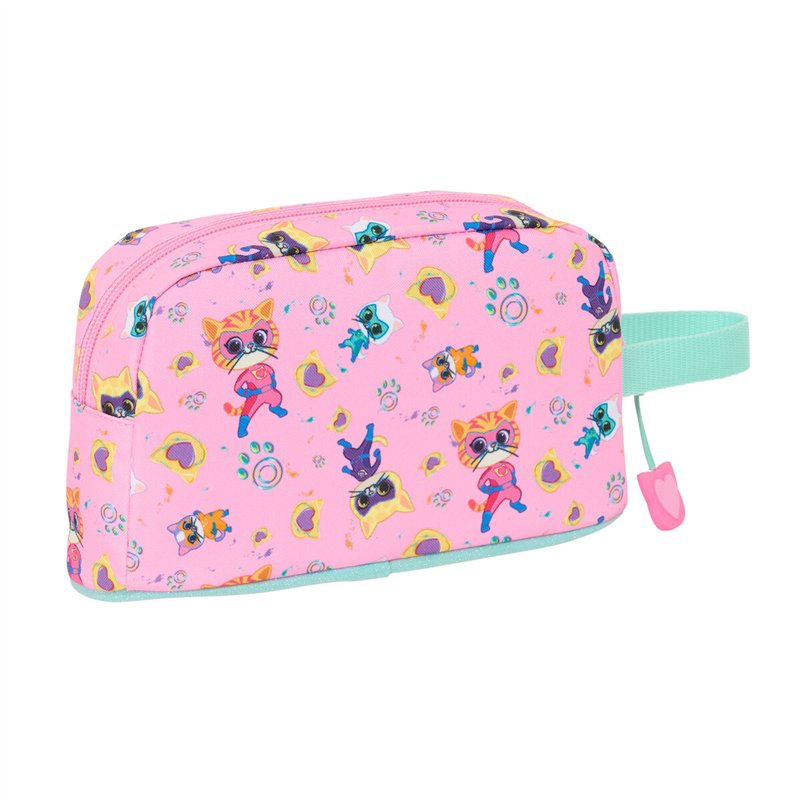 Image secondaire de Fourre-tout SuperKitties Rose Turquoise 21,5 x 12 x 6,5 cm