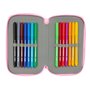 Trousse Scolaire avec Accessoires Glow Lab Swing Multicouleur 12,5 x 19,5 x 5,5 cm 37 Pièces
