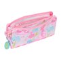Trousse Fourre-Tout Triple Barbie Painterly Rose Bleu ciel 22 x 12 x 3 cm
