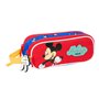 Trousse Fourre-Tout Double Mickey Mouse Clubhouse Good day Bleu 21 x 8 x 6 cm