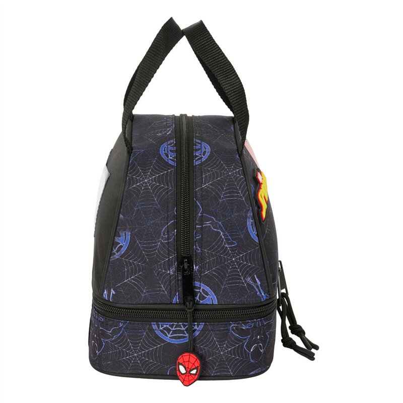 Image secondaire de Sac à goûter Spider-Man Attack Noir 20 x 20 x 15 cm