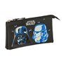 Trousse Fourre-Tout Triple Star Wars Rebellion Noir 22 x 12 x 3 cm