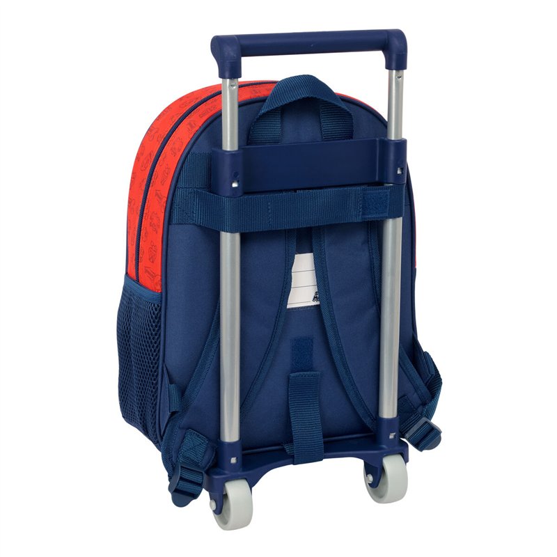 Image secondaire de Cartable à roulettes Super Mario Trick Rouge Bleu foncé 28 x 34 x 10 cm