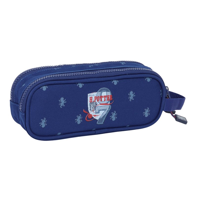 Image secondaire de Trousse Fourre-Tout Double Harry Potter Captain Blue marine 21 x 8 x 6 cm