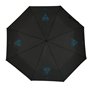Parapluie pliable BlackFit8 California Bleu Noir Ø 98 cm