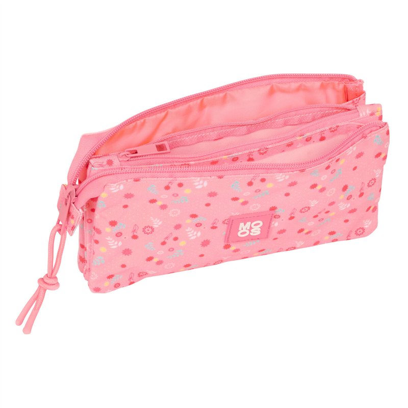 Image secondaire de Trousse Fourre-Tout Triple Moos Passion Multicouleur 22 x 12 x 3 cm