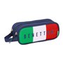 Trousse Fourre-Tout Double Benetton Flag Blue marine 21 x 8 x 6 cm