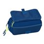 Trousse Fourre-Tout Triple Munich North Blue marine 21,5 x 10 x 8 cm