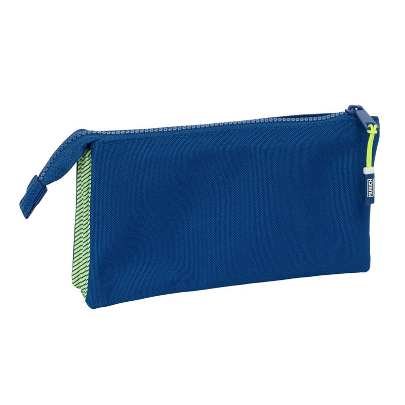 Image secondaire de Trousse Fourre-Tout Triple Munich North Blue marine 22 x 12 x 3 cm