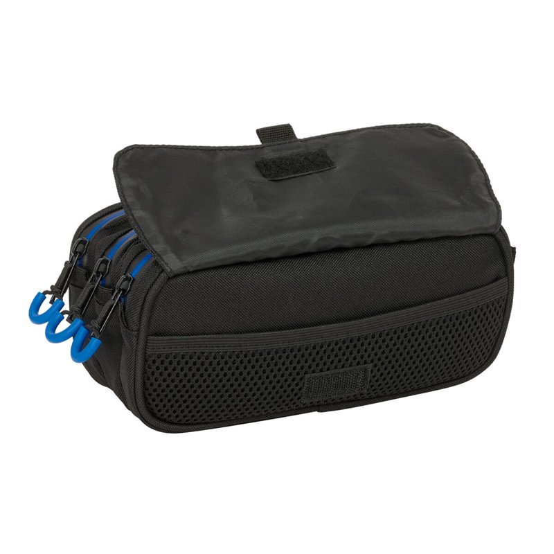 Image secondaire de Trousse Fourre-Tout Triple Kelme Jet black Noir 21,5 x 10 x 8 cm
