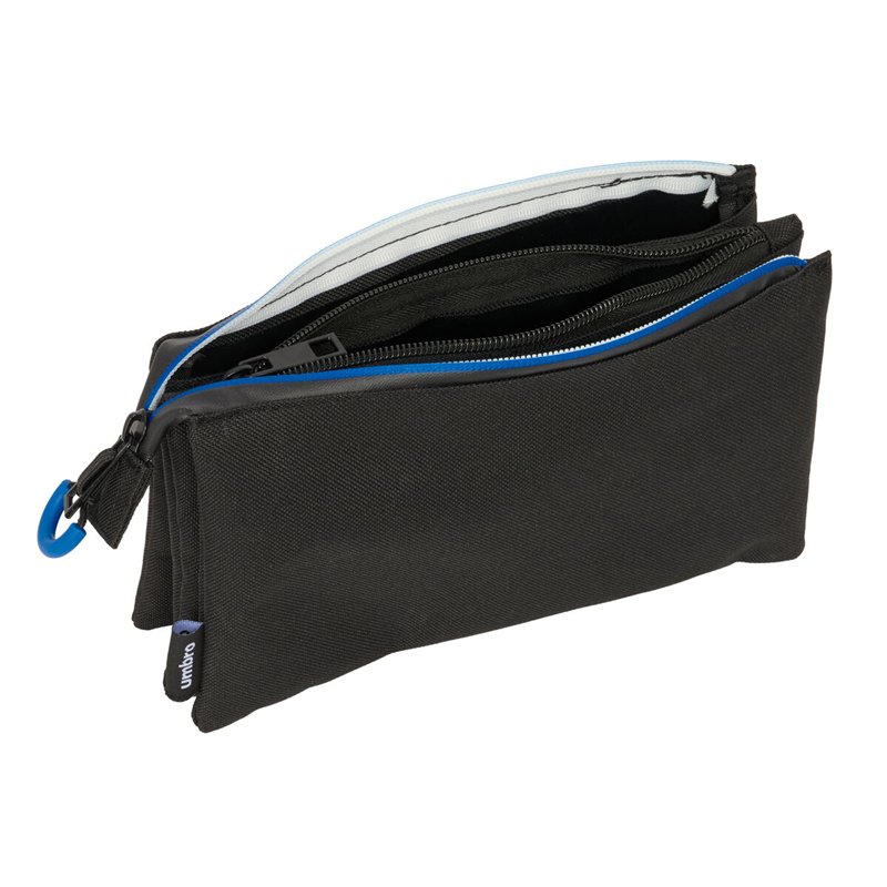 Image secondaire de Trousse Fourre-Tout Triple Kelme Jet black Noir 22 x 12 x 3 cm
