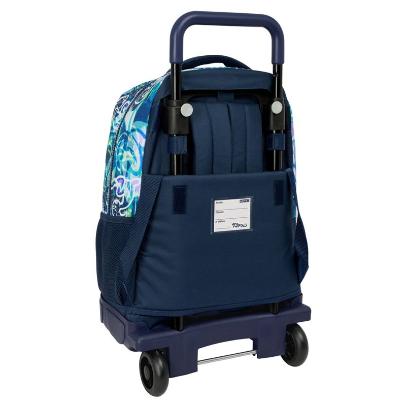 Image secondaire de Cartable à roulettes El Niño Kook Blue marine 33 x 45 x 22 cm