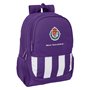 Cartable Real Valladolid C.F. Blanc Violet 32 x 44 x 16 cm