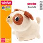 Peluche qui bouge Winfun Tissu Peluche Plastique 17 x 15 x 13 cm (2 Unités)