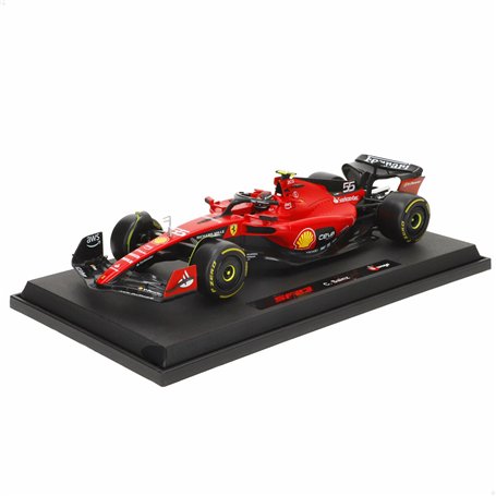 Voiture Bburago Ferrari F1 Racing SF23 #55 C 1:18