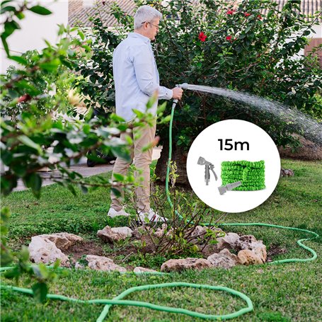 Tuyau dArrosage Extensible Hoostend InnovaGoods 15 m