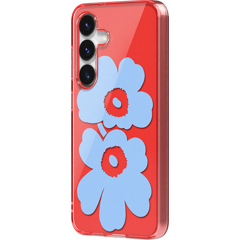 Coque Samsung Galaxy S25 Unikko 'Marimekko' Designed for Samsung Rouge Samsung
