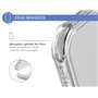 Coque renforcée MagSafe iPhone 16e AIR 3m Transparente + Garantie à vie Force Case