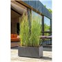 Jardiniere Muret - DEROMA - Millennium R - Anthracite - A réserve d'eau - 59 cm