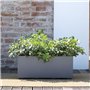 Jardiniere Muret - DEROMA - Millennium R - Ashgrey - A réserve d'eau - 59 cm