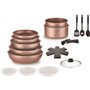 Batterie de cuisine induction - Arthur Martin - AM5865 - Aluminium - 18 pieces - Poignée amovible - Tous feux dont induction