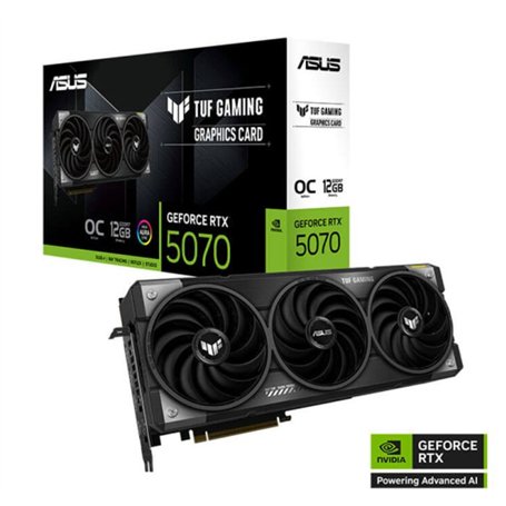 Carte Graphique - Asus - TUF Gaming GeForce RTX 5070 - 12GB GDDR7 - PCIe 5.0 - HDMI, DisplayPort