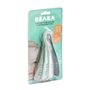 Cuilleres en silicone pour bébé BEABA - Lot de 4 - Souple et ergonomique - Storm
