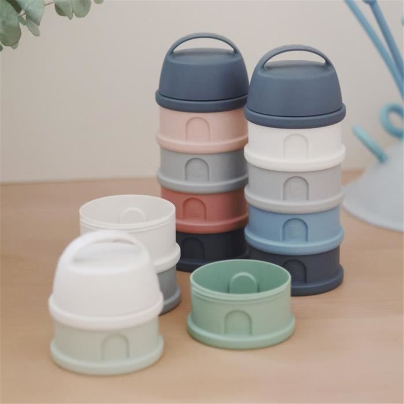 Image secondaire de Boîte doseuse BEABA - 4 compartiments - mineral grey / blue