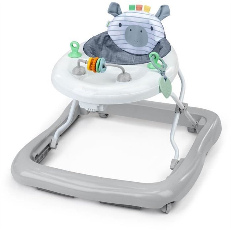 Trotteur avec activités - INGENUITY - Collection Chambray - Dossier conforatble et rembourré - 3 hauteurs - Pliable