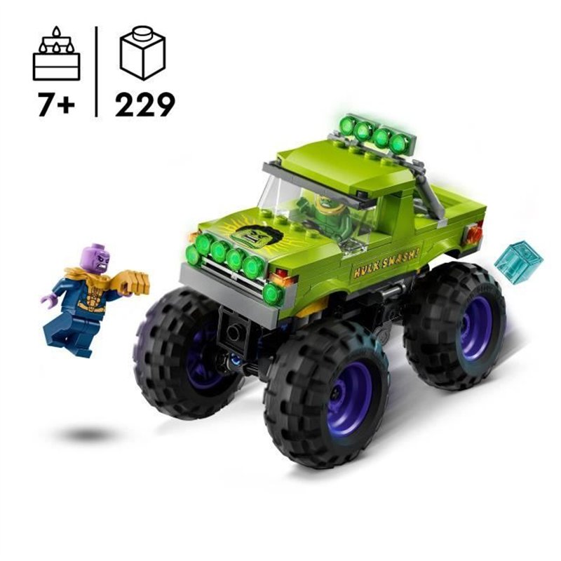 Image secondaire de LEGO | Marvel 76312 Le Tout-Terrain de Hulk contre Thanos Jeu de construction garçon 7 ans
