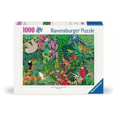 Puzzle 1000 pieces - RAVENSBURGER - Foret tropicale magique - Paysage et nature - Mixte - Intérieur
