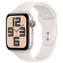 Apple Watch SE GPS + Cellular - 44mm - Boîtier Starlight Aluminium - Bracelet Starlight Sport Band - S/M