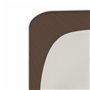 Drap housse Happy Home Marron Lit de 120