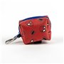 Distributeur de sacs Spider-Man Rouge 100 % polyester 9 x 21 x 3 cm