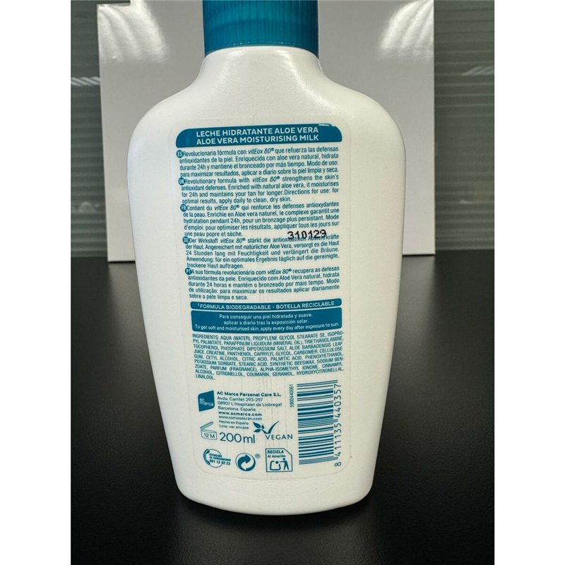 Image secondaire de Lait hydratant Ecran 200 ml Aloe Vera